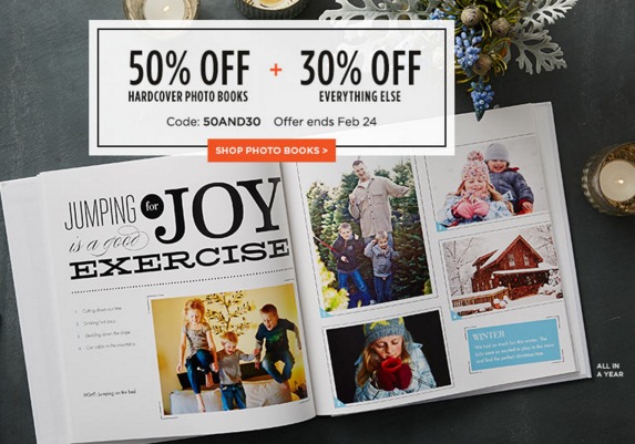 Shutterfly: 50% Off Hard Cover Photo Books + 30% Off Everything Else!