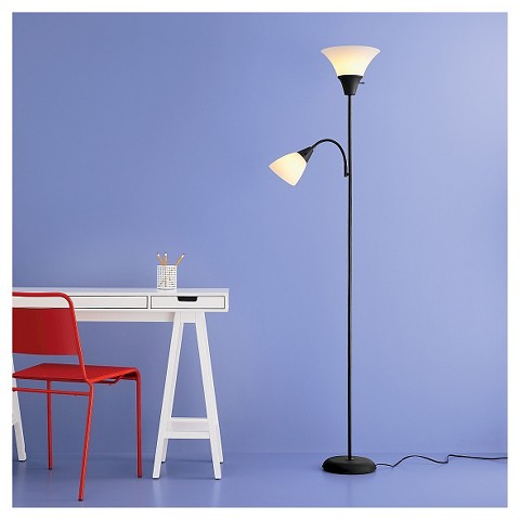 Room Essentials™ Torchiere Floor Lamp with Task Light—$10.79!