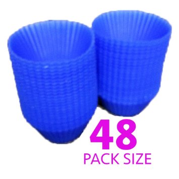 48 Reusable Silicone Baking Cups—$8.98 (Reg $29.98)