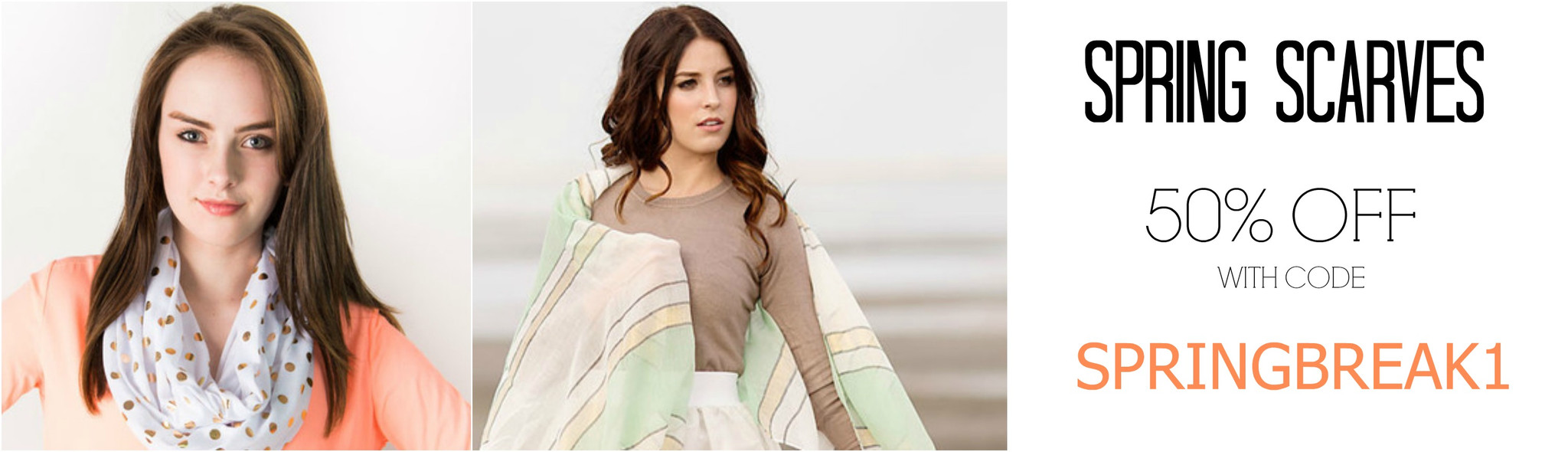 50% Off Spring Scarves | Prices From $7.48!