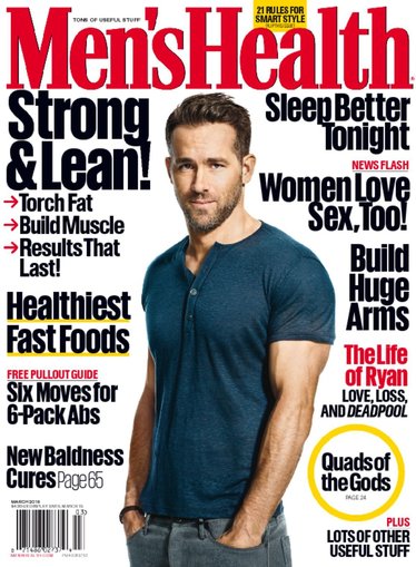 Men’s Health Magazine Only $5.95/yr!