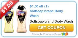 WALGREENS: Softsoap Body Wash Only 99¢ After Coupon and RR!