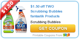 Cleaning Coupons: Scrubbing Bubbles, Windex, Dawn, and Bounty