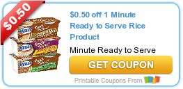 New Coupons for Minute Ready to Serve Rice and Success Rice!