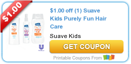 Two New Suave Kids’ Hair Care Coupons!