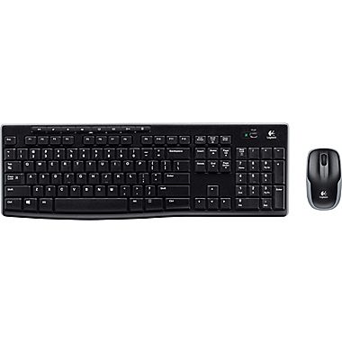 Logitech Full-Size Wireless Keyboard and Compact Mouse Combo—$15.00