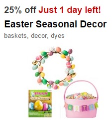 25% Off Easter Seasonal Decor Target Cartwheel + MORE Easter Offers!