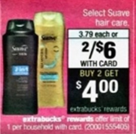 CVS: FREE Suave Professionals Gold Shampoo and Conditioner! (Starts 4/3/16)