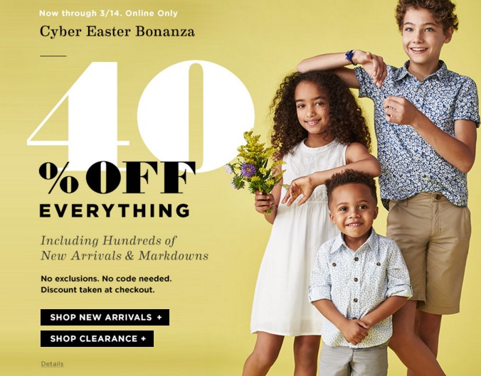 40% Off EVERYTHING at Old Navy! No Code Needed!