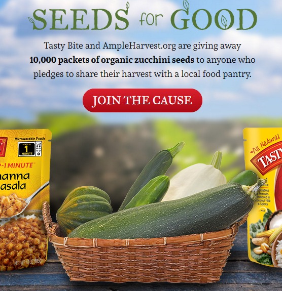FREE Packet or Organic Zucchini Seeds!