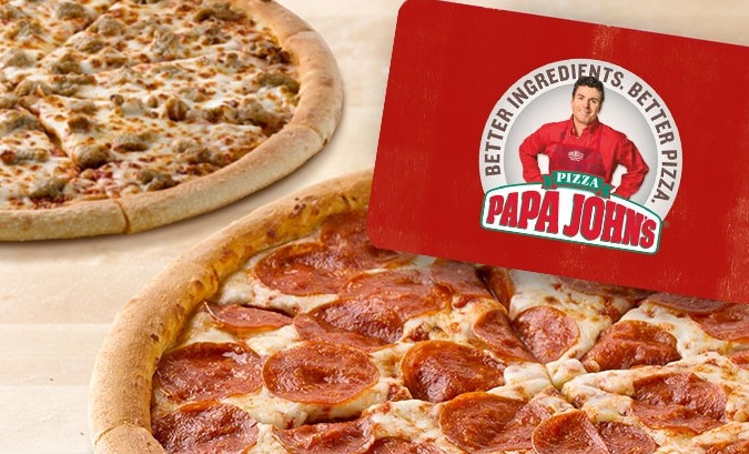 Two FREE Large One-Topping Pizzas With $25 Papa John’s eGift Card Purchase!