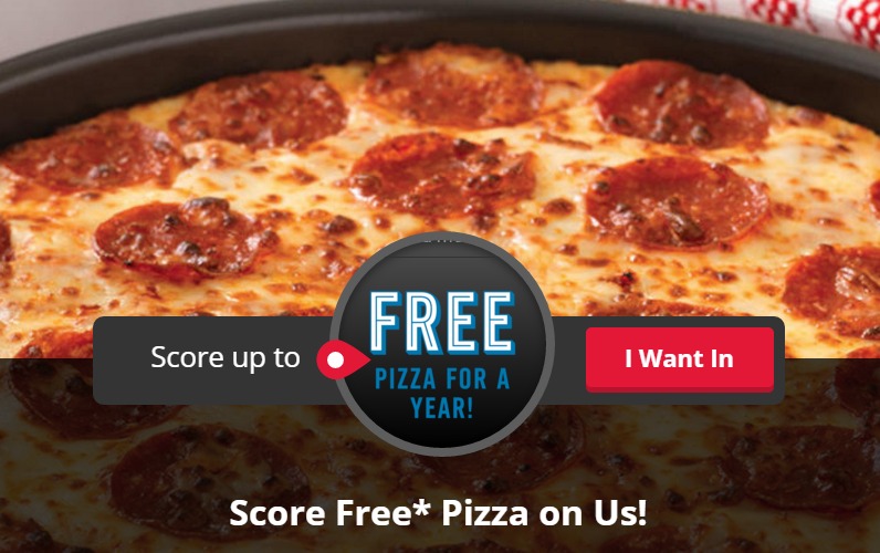Win FREE Domino’s Pizza for a Year!