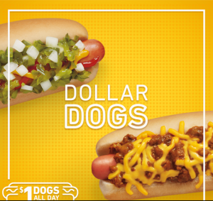 $1 Hot Dogs at Sonic!
