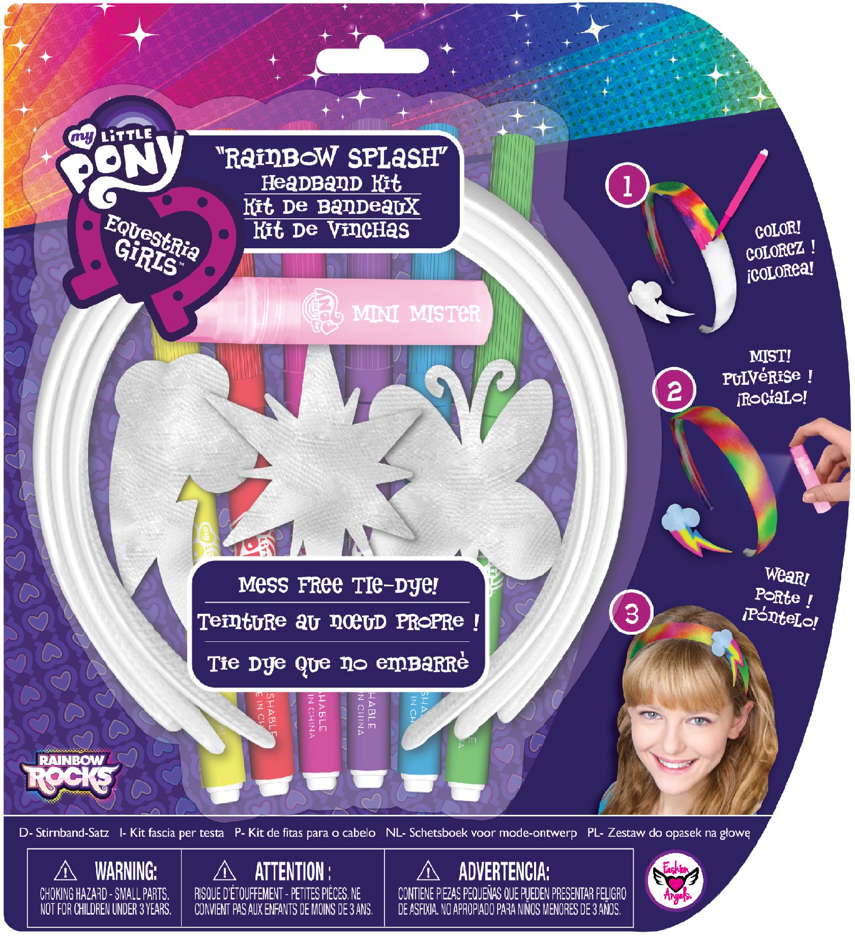 My Little Pony Equestria Girls® “Rainbow Splash”™ Tie-Dye Headband Kit—$2.99! (Reg $7.99)
