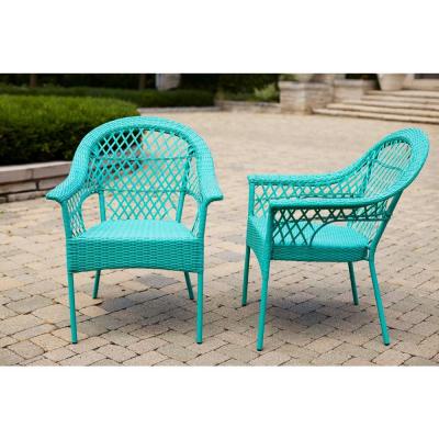 TWO Hampton Bay Wicker Stacking Patio Chairs Only $69! (50% OFF)