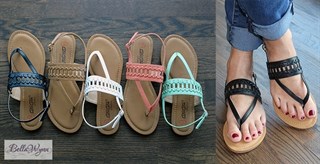 Beautiful Spring/Summer Woven Sandals – Just $13.99!