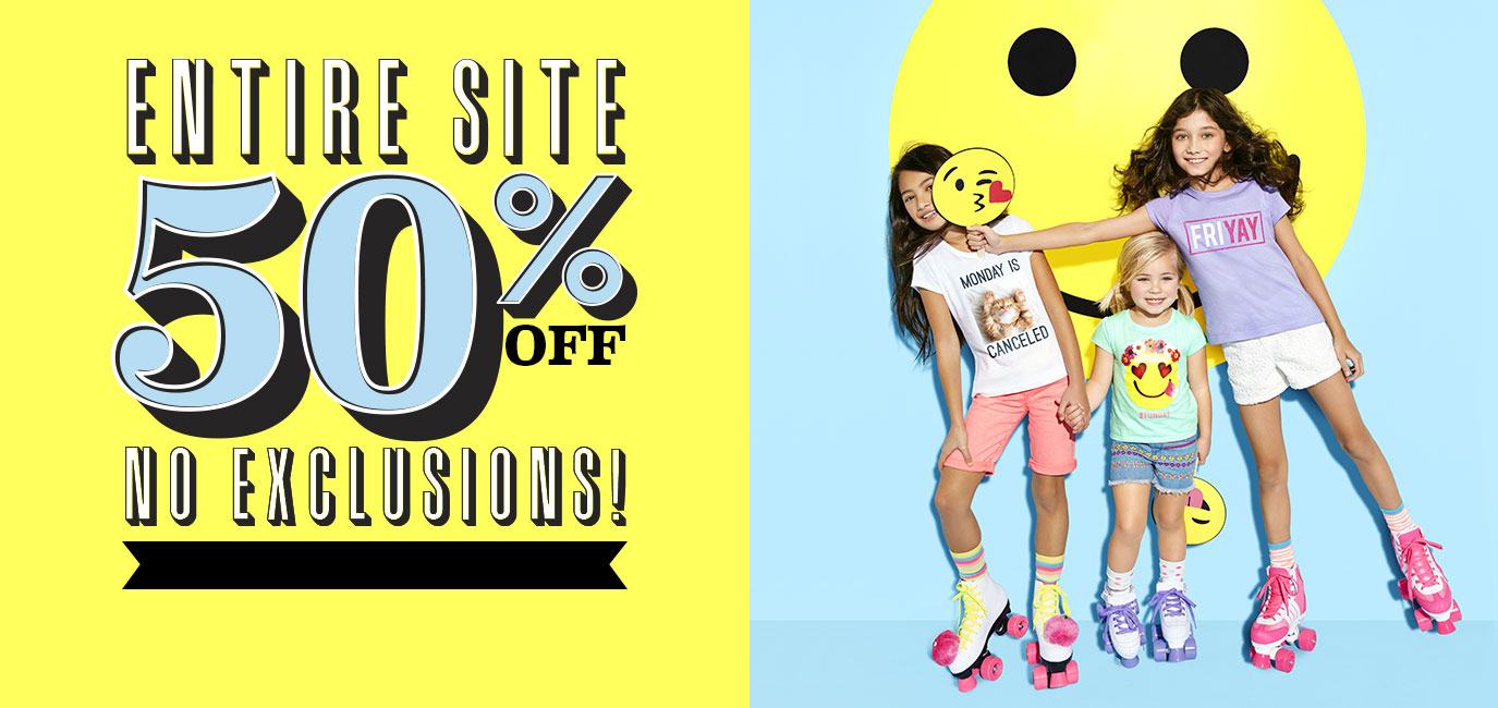 *LAST DAY* 50% Off The Children’s Place + FREE Shipping! (No Exclusions)