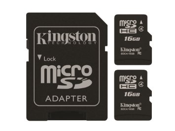 Kingston 16GB Micro SD Cards, 2-pk—$8.99
