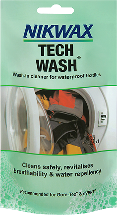 FREE Nikwax Tech Wash Waterproofing Solution Sample!