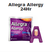 Free Allegra Allergy 24hr Sample!