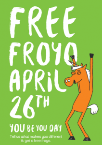 Free Froyo Today Only at Orange Leaf Yogurt!