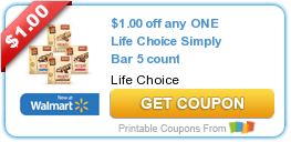 New Life Choice Simply Bars Coupon | $2.88 at Walmart