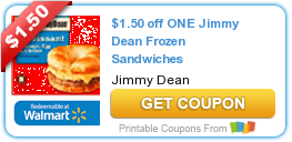 Save $1.50 on Jimmy Dean Sandwiches!