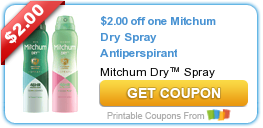 COUPONS: Mission Tortillas, Mitchum Dry Spray, and Colace