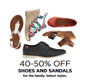 Kohls – Stacking Codes! 40-50% Off Sandal Sale!