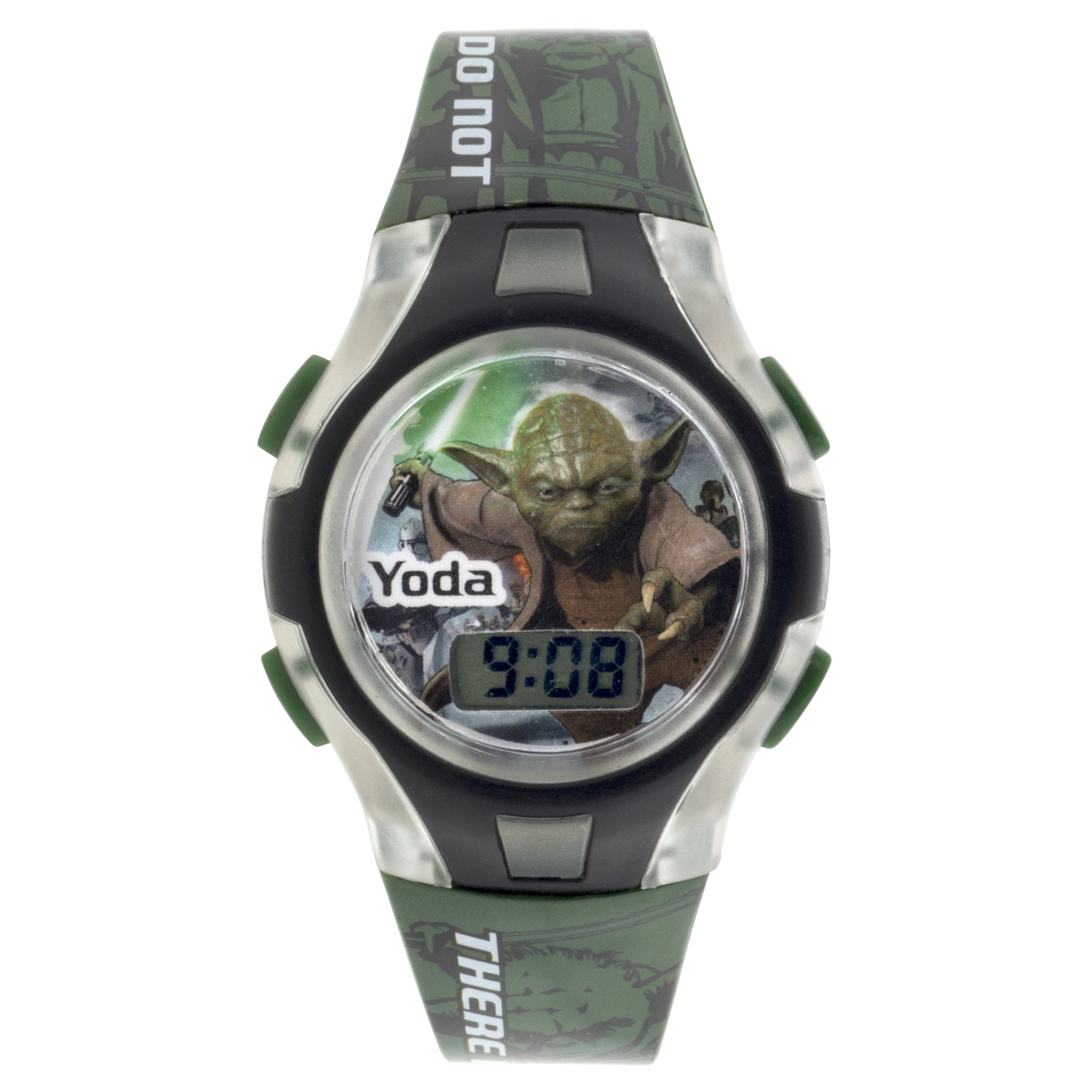 Star Wars Yoda Flashing Lights LCD Watch Only $4.99!