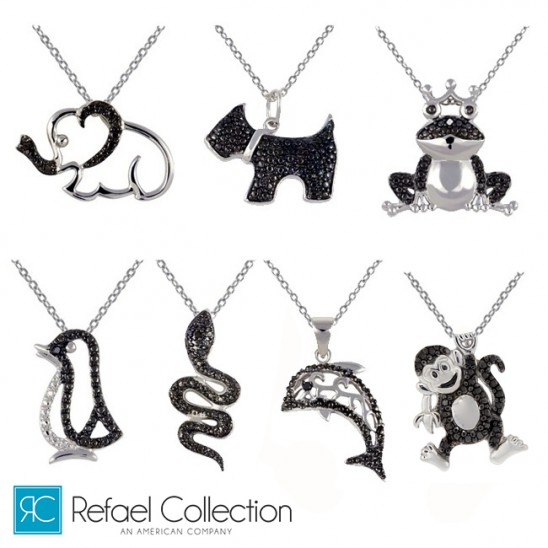 *CUTE* Black Diamond Animal Necklaces Only $7.99!
