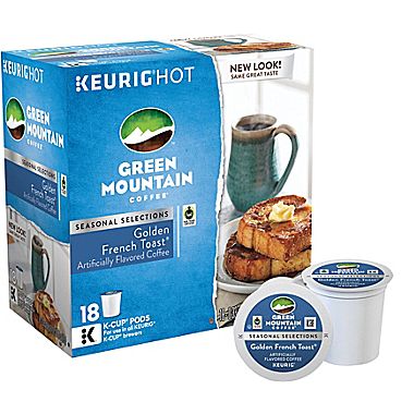 Green Mountain Golden French Toast K-Cups, 18 ct Only $6.99