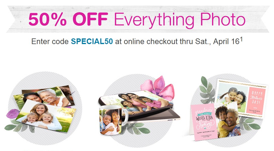 50% Off Everything Photo at Walgreens!
