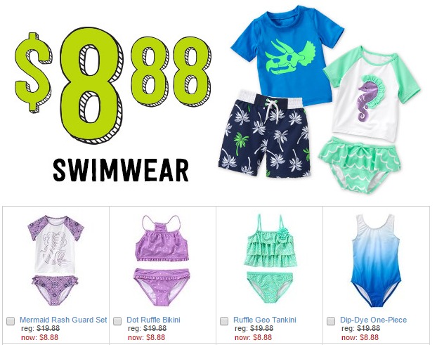 Crazy 8 Swimwear for Kids: $8.88 This Weekend!