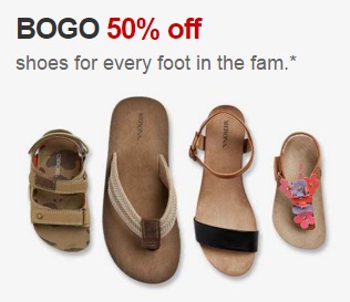 BOGO 50% Off Shoes and Sandals From Target!