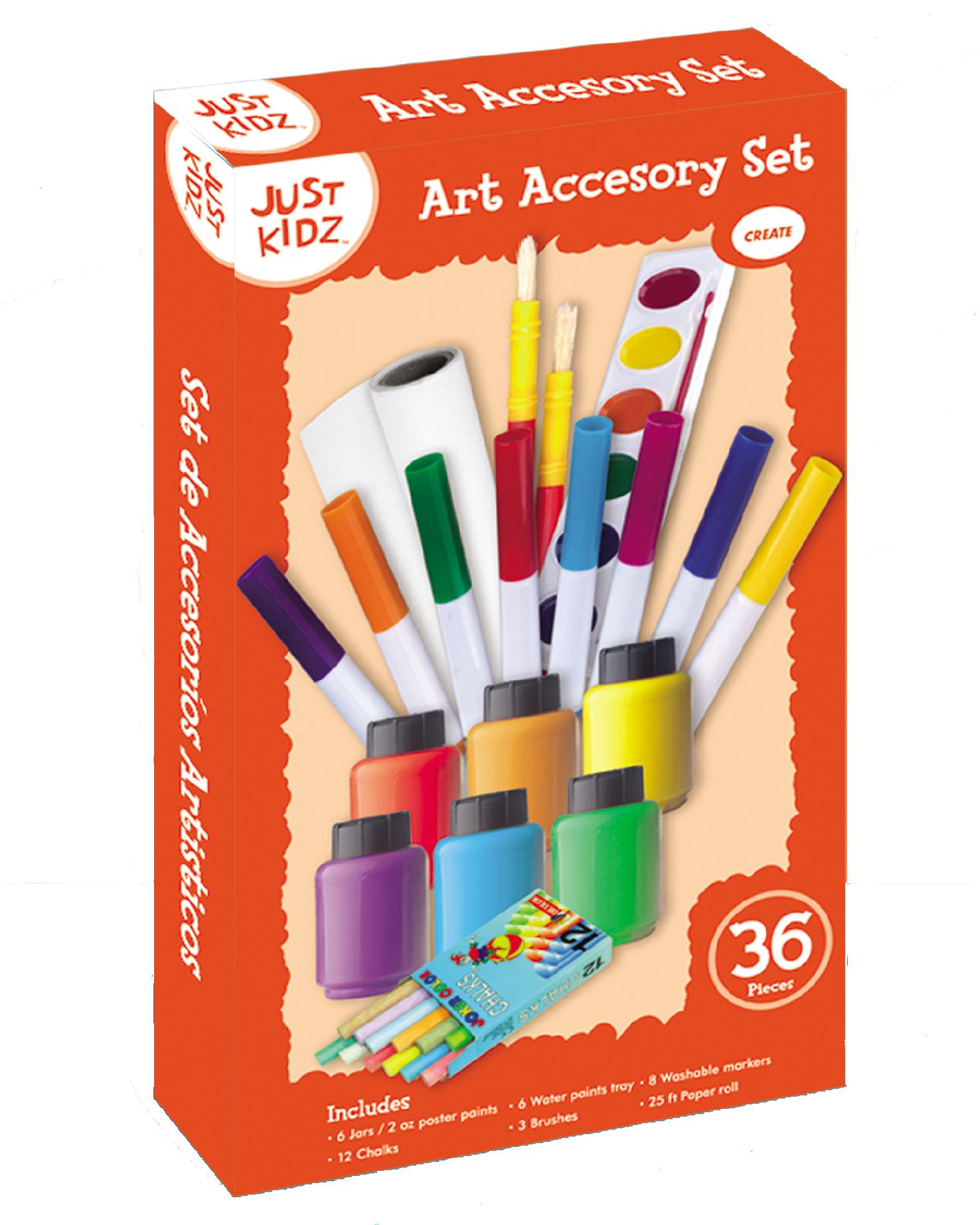 Just Kidz 36 Piece Art Accessory Set—$3.99