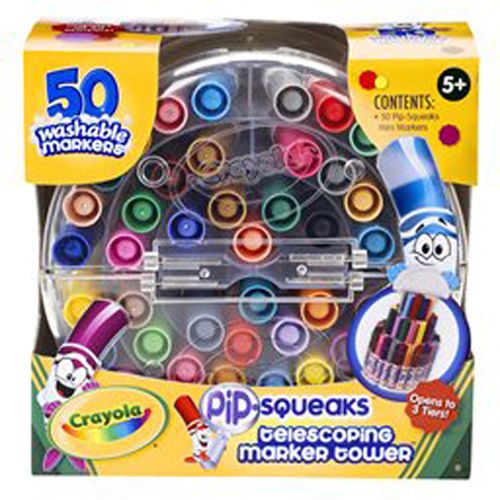 Crayola Telescoping Marker Tower with 50 Pip-Squeaks Markers—$7.00
