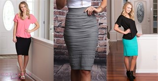 Must Have Textured Pencil Skirts – $8.99!