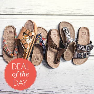 Zulily Deal of the Day – MUK LUKS Sandals up to 70% off!