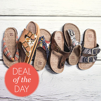 Zulily Deal of the Day – MUK LUKS Sandals up to 70% off! Zulily Deal of the Day – MUK LUKS Sandals up to 70% off!