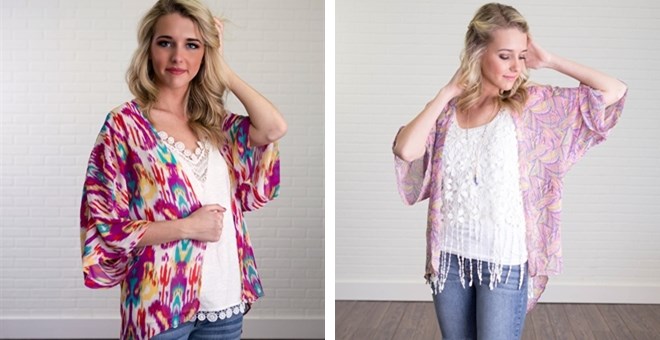Cute Kimonos Only $13.99 Shipped! Two Styles!