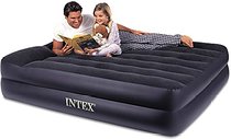 DEAL OF THE DAY – Intex Queen Pillow Rest Airbed w/ Pillow & Electric Pump – $29.88!