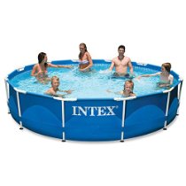 DEAL OF THE DAY – Intex 12ft X 30in Metal Frame Pool Set – $95.98!
