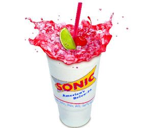 Free Medium Cherry Limeade with Sonic Texts!