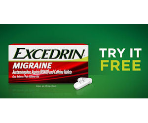 FREE Sample of Excedrin Migraine!