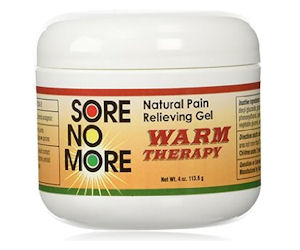 Free Sample of Sore No More Natural Pain Relieving Gel!