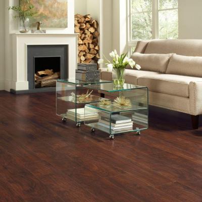 *HOT* TrafficMASTER Dark Brown Hickory Laminate Flooring ONLY 58¢ / sq ft!!