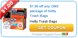 New $1/1 Hefty Trash Bags Coupon!
