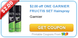 TARGET: Garnier Fructis Style Sheer Set Hairspray $1.32! (Reg $4.99)