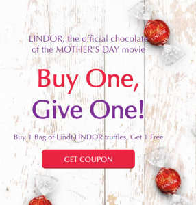 BOGO LINDOR TRUFFLES COUPON!